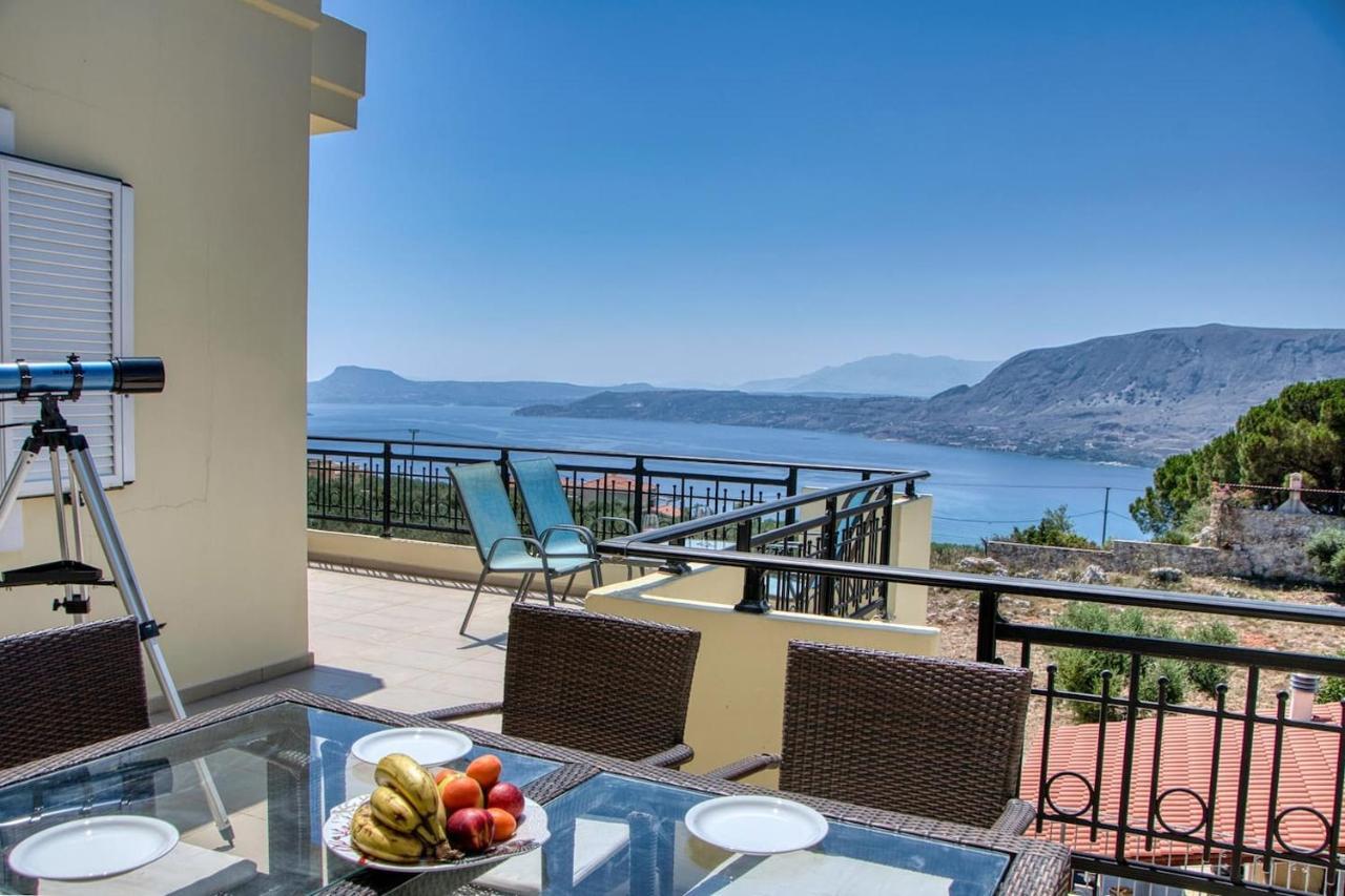 Souda Bay View With Private Pool Near Chania City 외부 사진