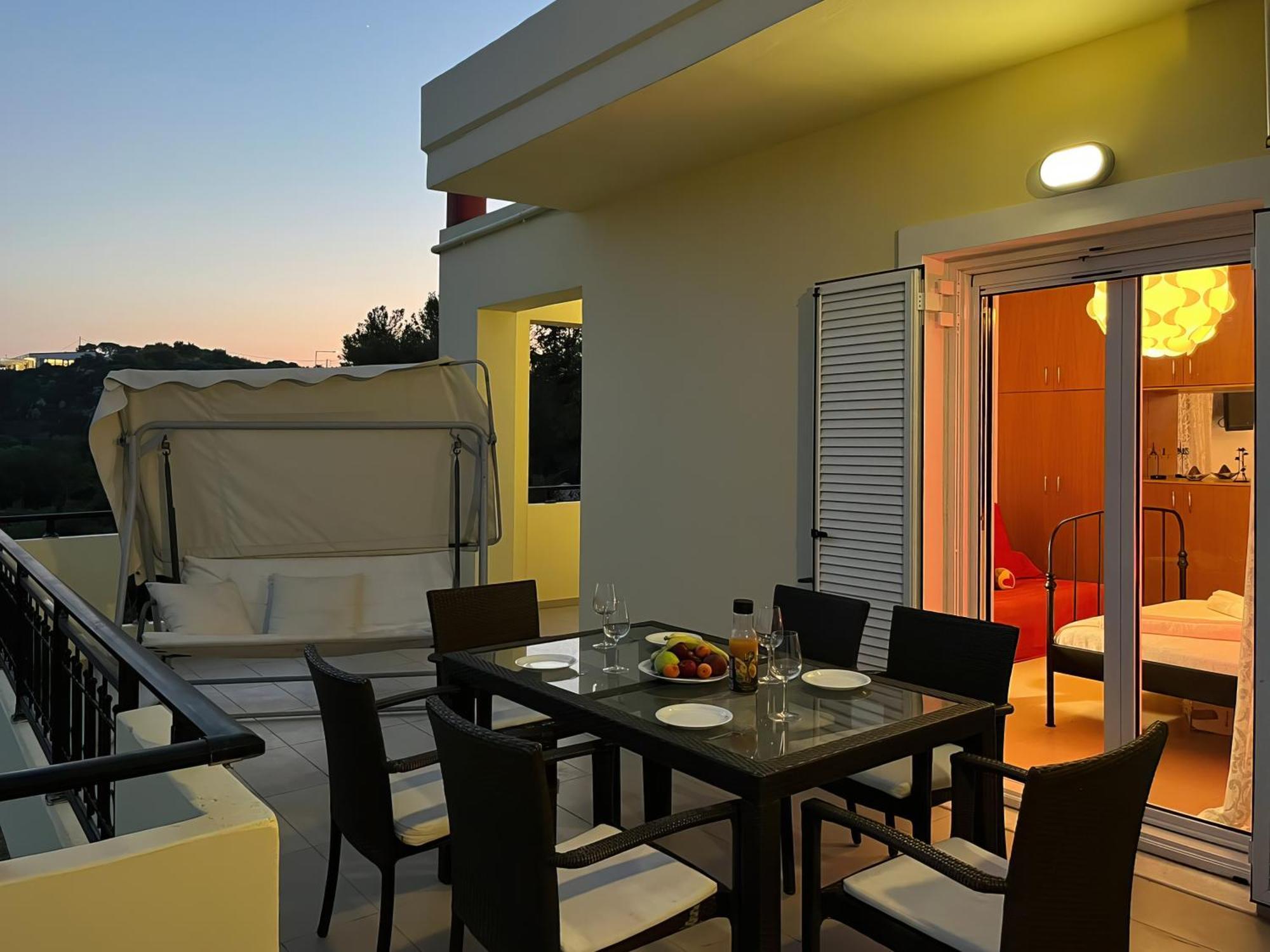Souda Bay View With Private Pool Near Chania City 외부 사진
